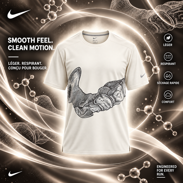 Tee-Shirt Nike Running Os Blanc