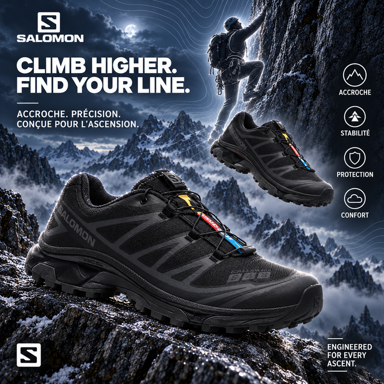 Salomon Sneakers XT-4 Noir
