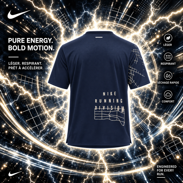 Tee-Shirt Nike Division Bleu