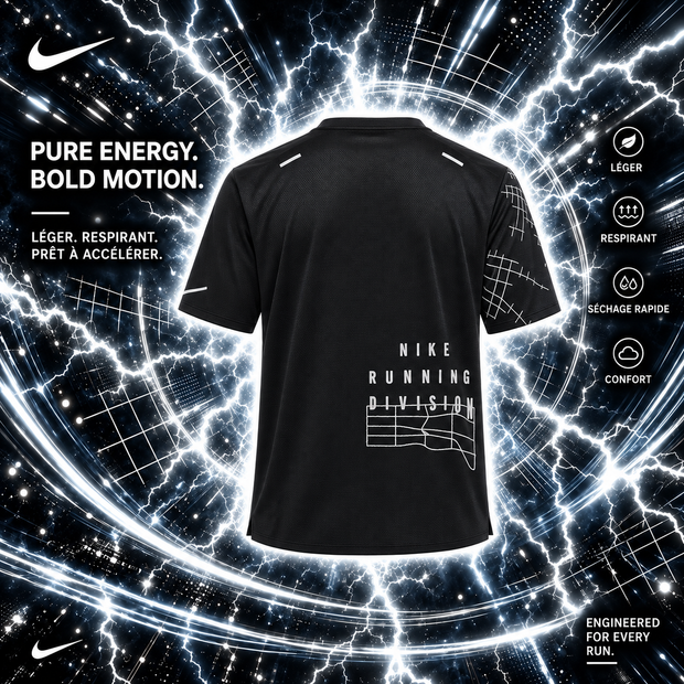 Tee-Shirt Nike Division Noir