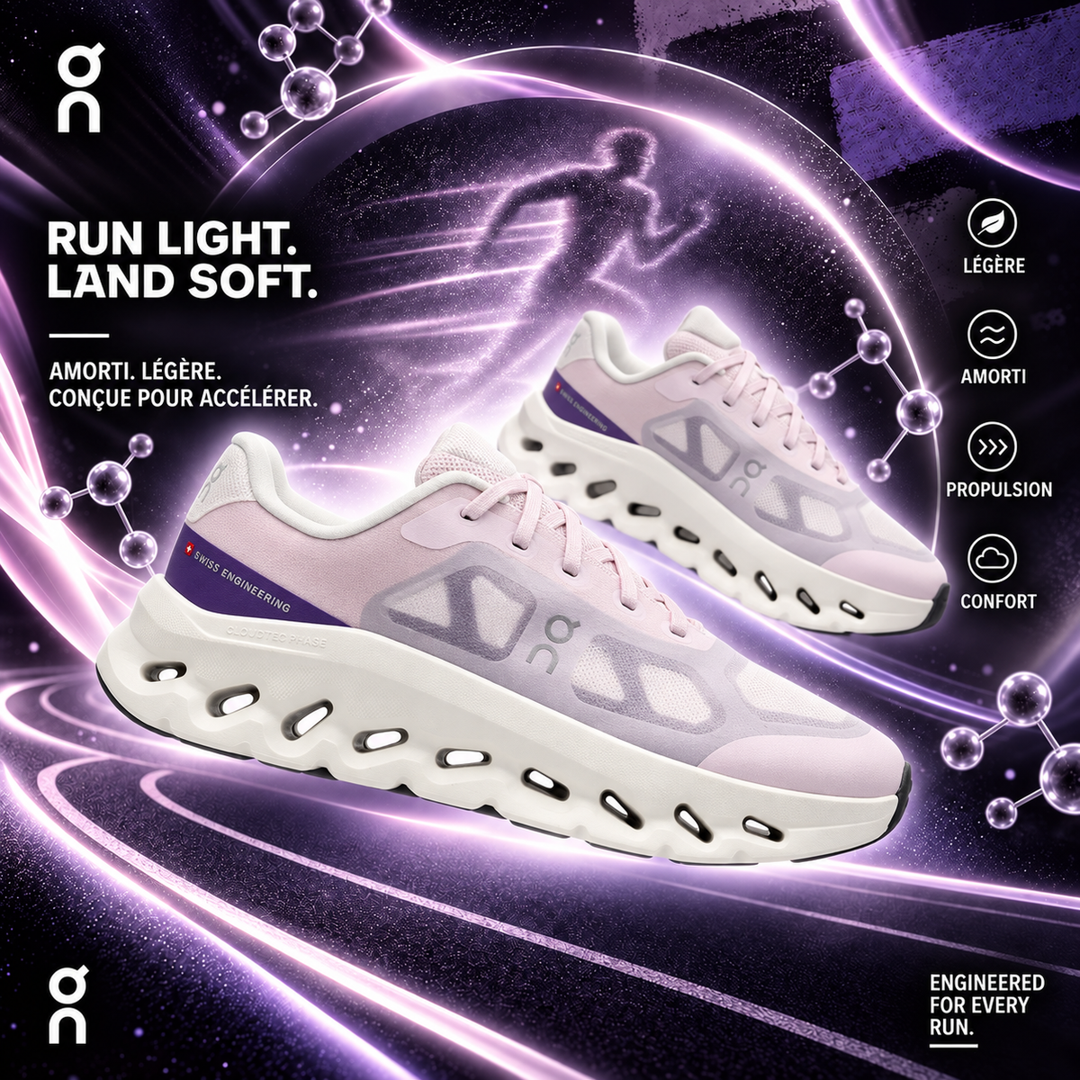 On Running Cloudtilt Remix Violet